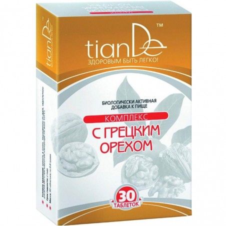 Kompleks TianDe z orzechami, 30 tabletek