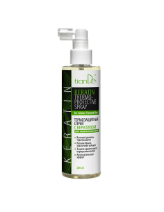 Termoochronny spray z keratyną do włosów farbowanych