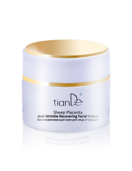 Regenerujący przeciwzmarszczkowy krem do twarzy na bazie placenty 50 g