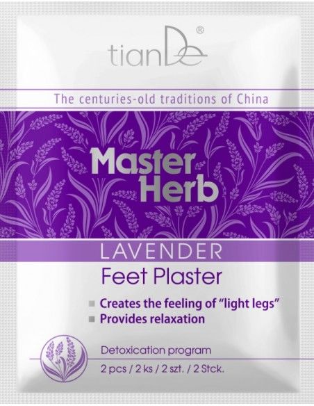 Lawendowy plaster do stóp