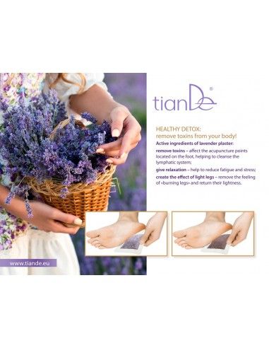 Лавандовый детоксикационный пластырь для ног