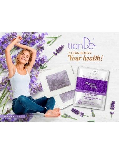 Lawendowy plaster do stóp