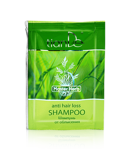 Šampūno nuo plaukų slinkimo mėginukas Master Herb