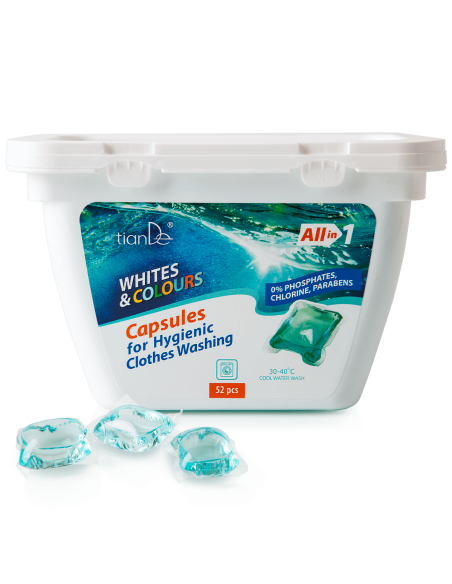 Kapsułki do higienicznego prania odzieży, 52 szt
