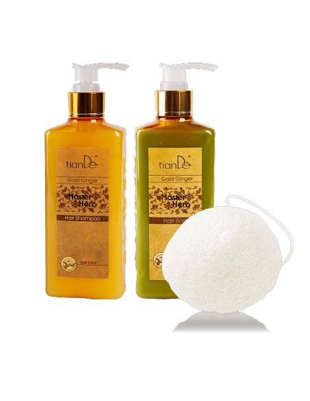 Anti Dandruff Shampoo, Gold Ginger, Set