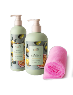 Restorative care with olive and maracuja