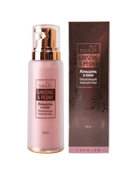 Ginseng & Peony Revitalising Facial Toner – Anti-Stress & Anti-Ageing