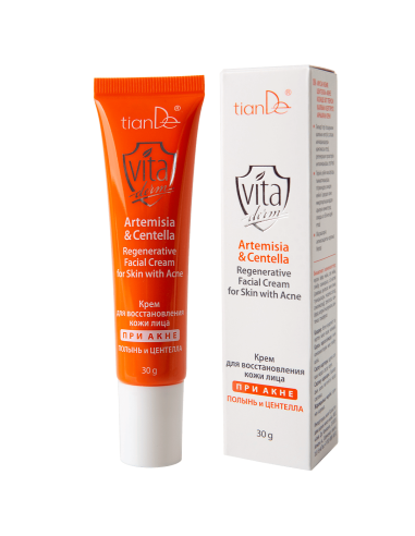 Крем для восстановления кожи лица при акне...